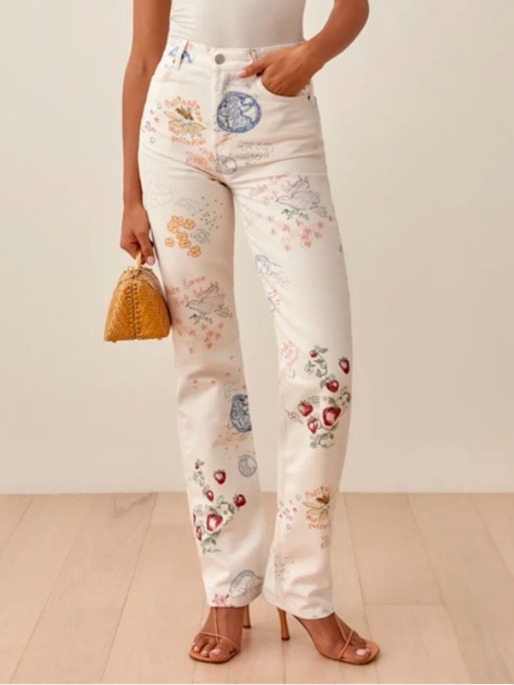 Reformation Cynthia Doodle Jeans